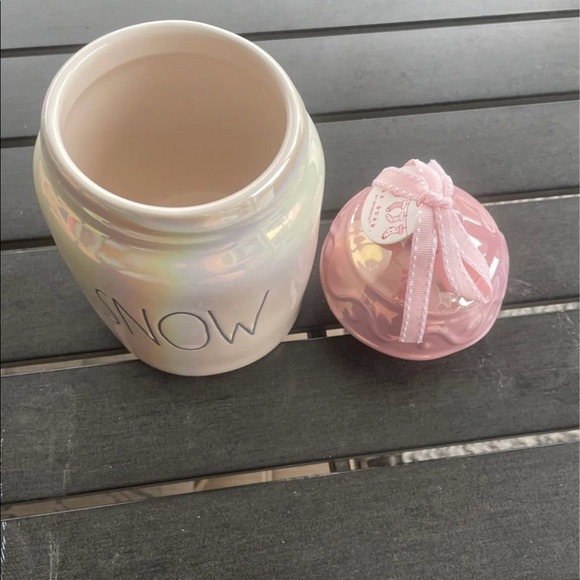 Rae Dunn Iridescent Snow Canister - Picture 4 of 7